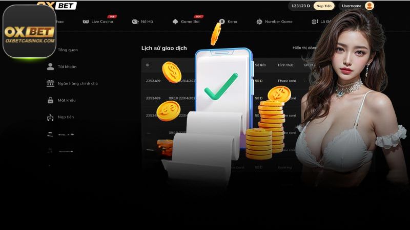 Bỏ túi quy trình rút tiền OXBET cực kỳ nhanh chóng được bật mí bởi nhà cái