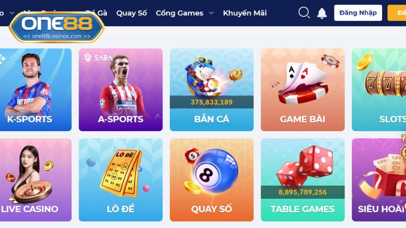 Game bài ONE88 có số lượng người chơi đông đảo