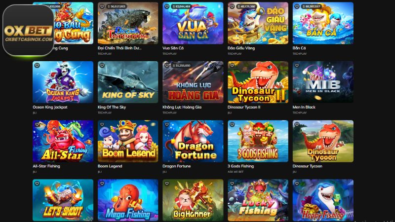 Giới thiệu về Oxbet bắn cá