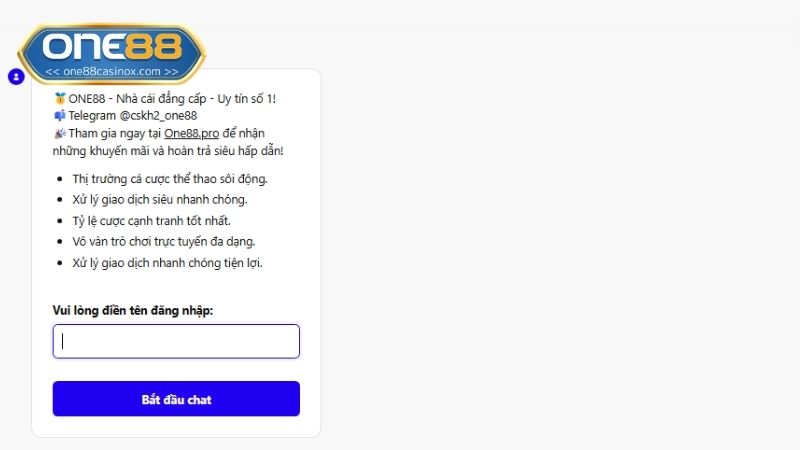 Liên hệ trang cược bằng hình thức chat trực tuyến trên web