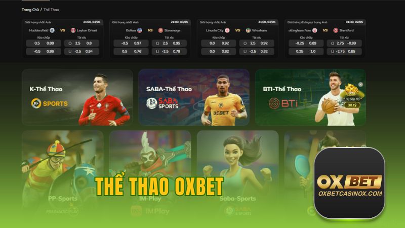 Thể thao Oxbet: Thiên Đường Cá Cược Uy Tín Dành Cho Bet Thủ 